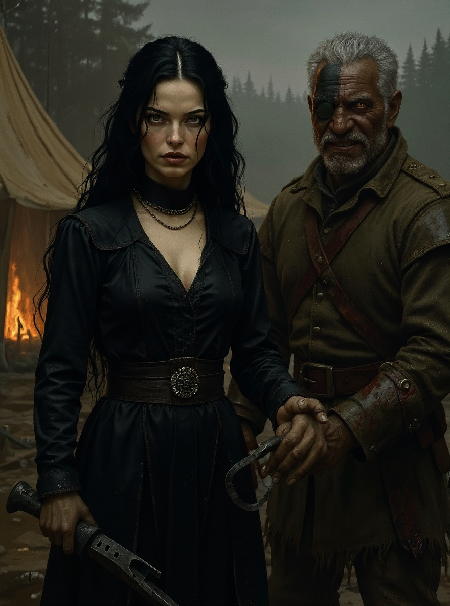 Lady grips the talisman, black fire winding up her arm as the Taken dissolve.
